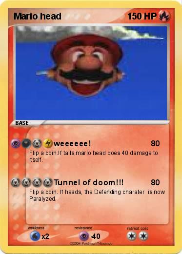 Pokemon Mario head