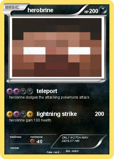 Pokemon herobrine