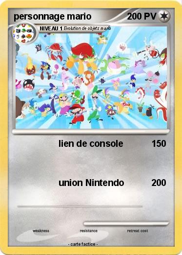 Pokemon personnage mario