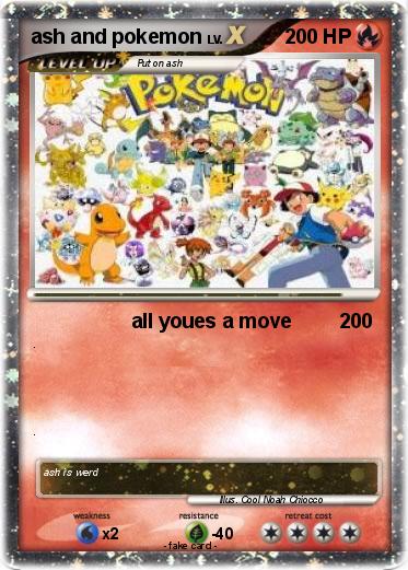 Pokemon ash and pokemon