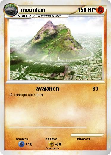 Pokemon mountain