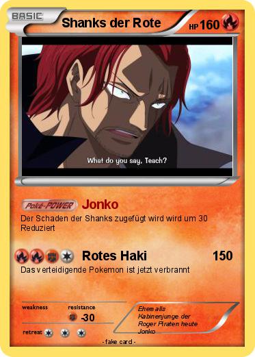 Pokemon Shanks der Rote