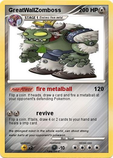 Pokemon GreatWallZomboss