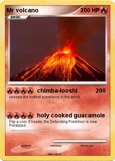 Pokemon Mr volcano
