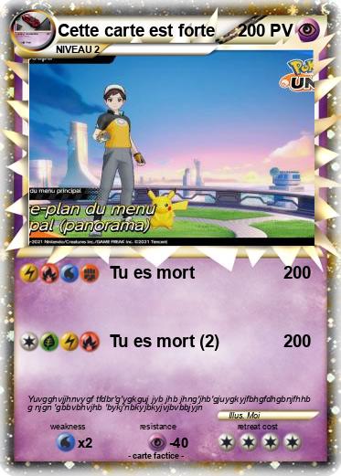 Pokemon Cette carte est forte