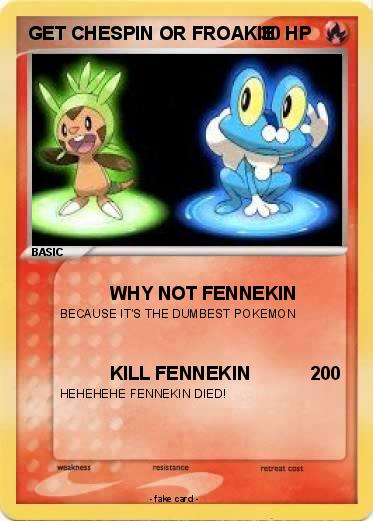 Pokemon GET CHESPIN OR FROAKIE