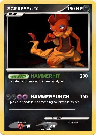Pokemon SCRAFFY