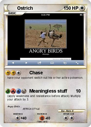 Pokemon Ostrich