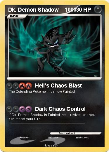 Pokemon Dk. Demon Shadow    1000