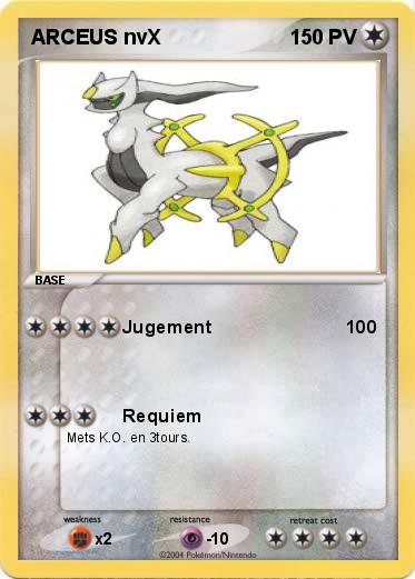 Pokemon ARCEUS nvX