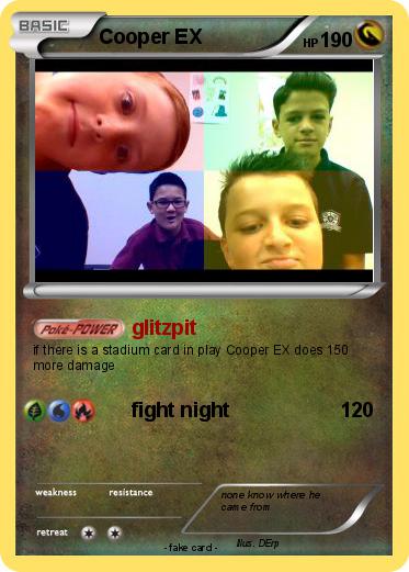Pokemon Cooper EX
