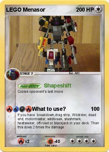 Pokemon LEGO Menasor