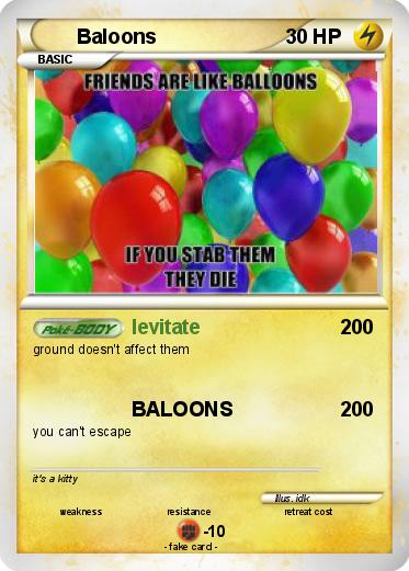 Pokemon Baloons