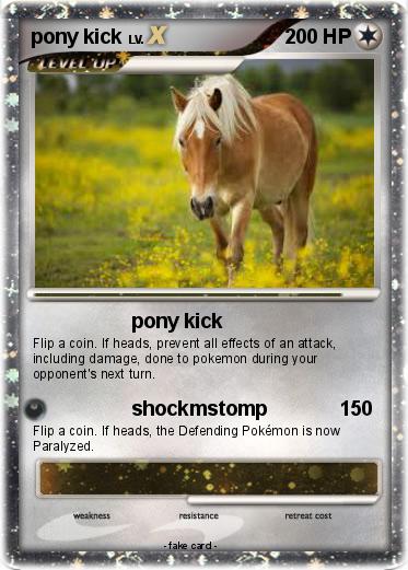 Pokemon pony kick