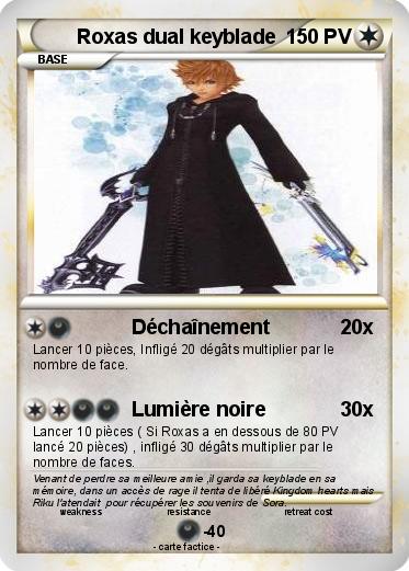 Pokemon Roxas dual keyblade