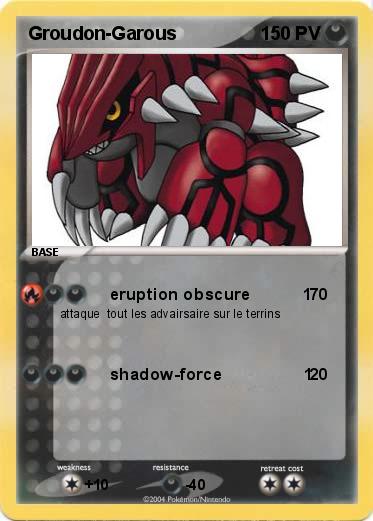 Pokemon Groudon-Garous