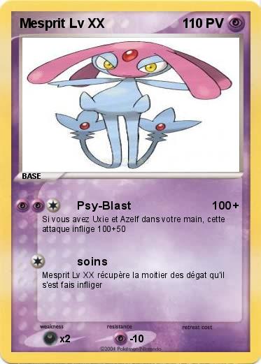 Pokemon Mesprit Lv XX