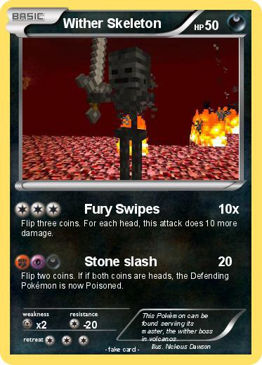 Pokemon Wither Skeleton