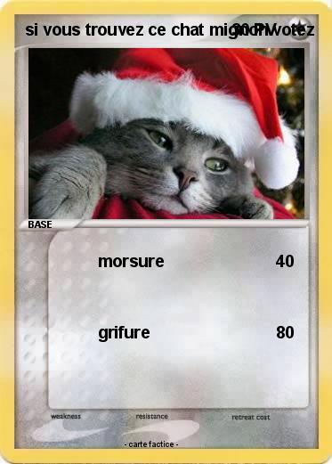 Pokemon si vous trouvez ce chat mignon votez