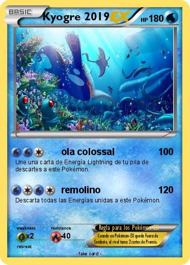 Pokemon Kyogre 2019