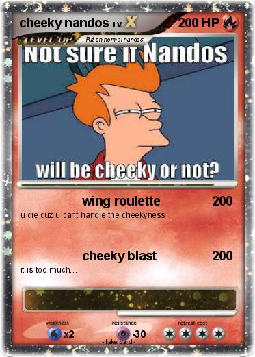 Pokemon cheeky nandos