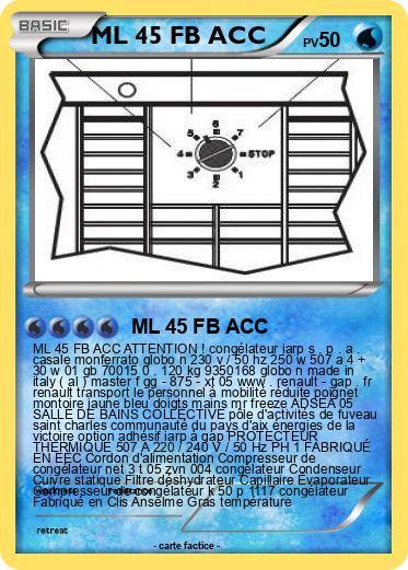 Pokemon ML 45 FB ACC