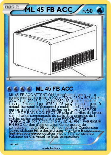 Pokemon ML 45 FB ACC