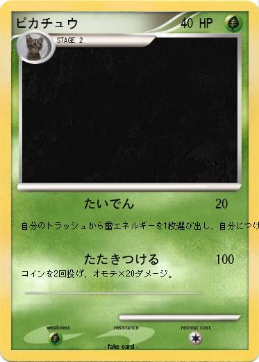 Pokemon ピカチュウ
