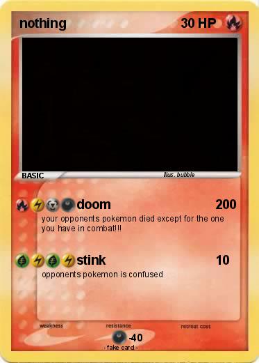 Pokemon nothing