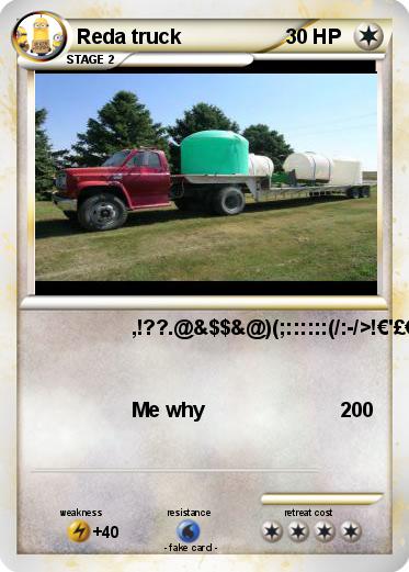 Pokemon Reda truck