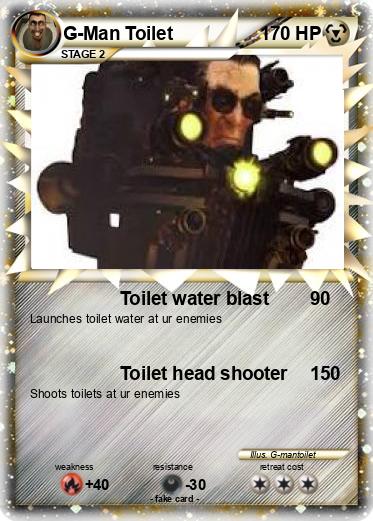 Pokemon G-Man Toilet