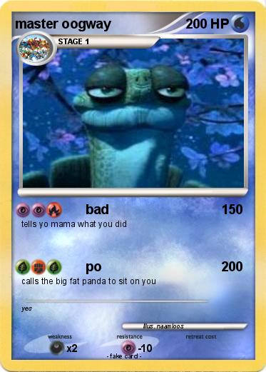 Pokemon master oogway