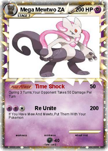 Pokemon Mega Mewtwo ZA