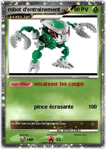 Pokemon robot d'entrainement