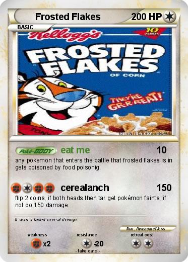 Pokemon Frosted Flakes