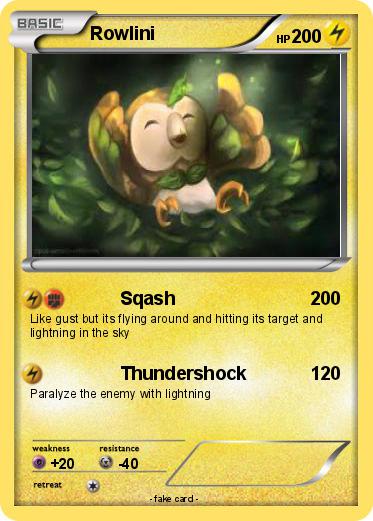 Pokemon Rowlini