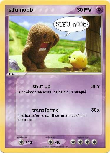Pokemon stfu noob