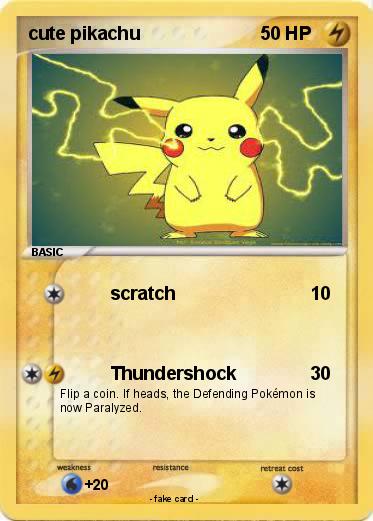 Pokemon cute pikachu
