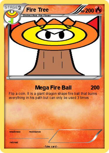 Pokemon Fire Tree