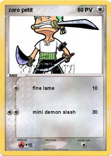Pokemon zoro petit