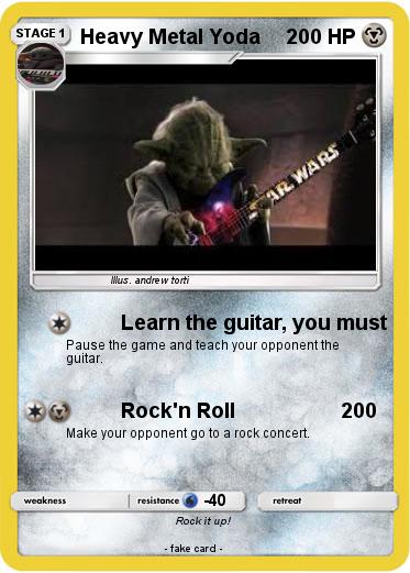 Pokemon Heavy Metal Yoda