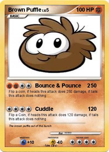 Pokemon Brown Puffle