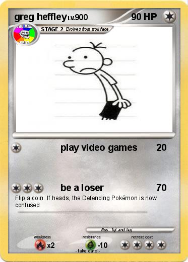 Pokemon greg heffley