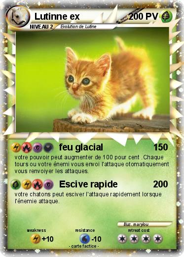 Pokemon Lutinne ex