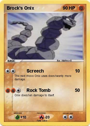 Pokemon Brock's Onix