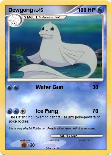 Pokemon Dewgong