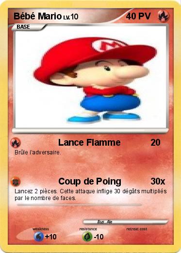 Pokemon Bébé Mario