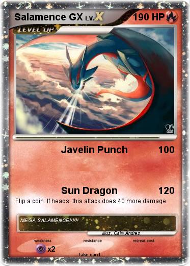 Pokemon Salamence GX