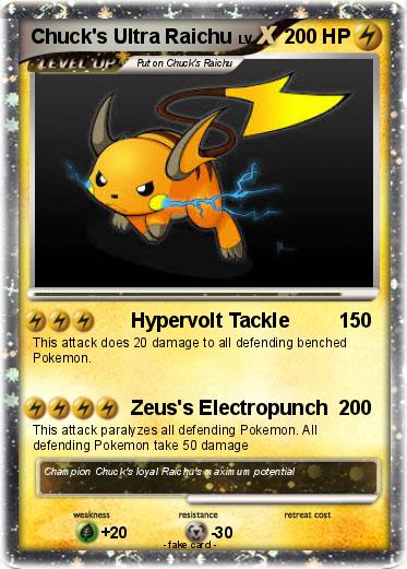 Pokemon Chuck's Ultra Raichu