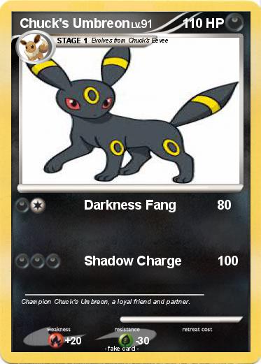 Pokemon Chuck's Umbreon